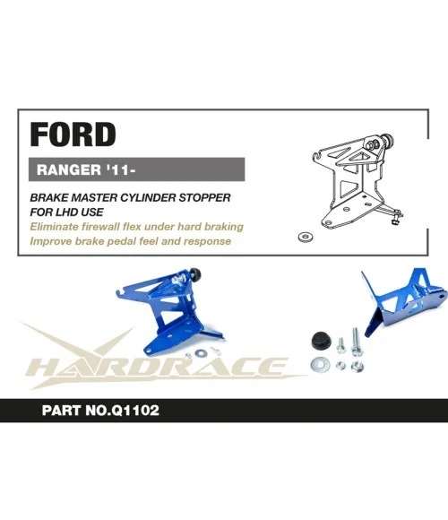 Hardrace Q1102 Brake Master Cylinder Stopper Ford Ranger - 