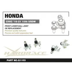 Hardrace Q1103 Front Lower Ball Joint Honda Civic, CR-V, Accord - 