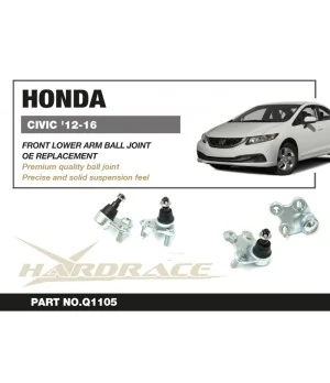 Giunto sferico anteriore inferiore Hardrace Q1105 Honda Civic - 