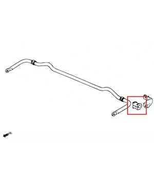 Hardrace 6952 Set Boccola stabilizzatrice posteriore Honda S2000 - 