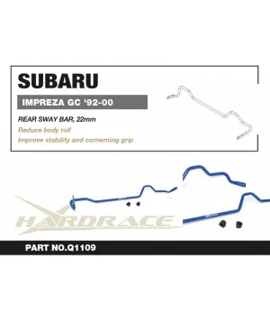 Hardrace Q1109 Rear Sway Bar Subaru Impreza - 
