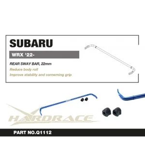 Hardrace Q1112 Rear Sway Bar Subaru WRX - 