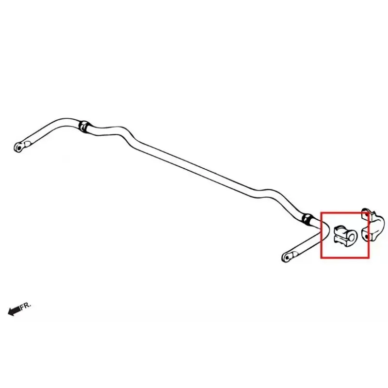 Hardrace 6950 Set Boccola stabilizzatrice posteriore Honda S2000 - 