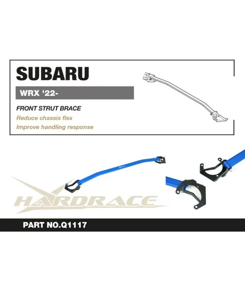 Hardrace Q1117 Front Strut Brace Subaru WRX - 