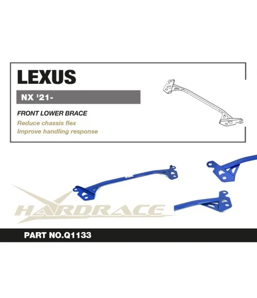 Hardrace Q1133 Supporto anteriore inferiore Lexus NX - 