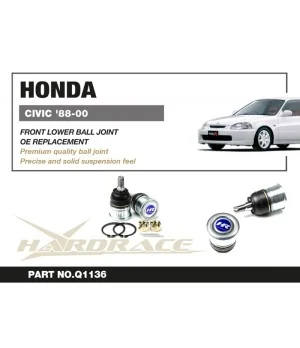 Giunto sferico anteriore inferiore Hardrace Q1136 Honda - 