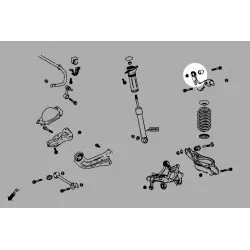 Boccola braccio superiore posteriore Hardrace Q1138 Toyota, Lexus - 