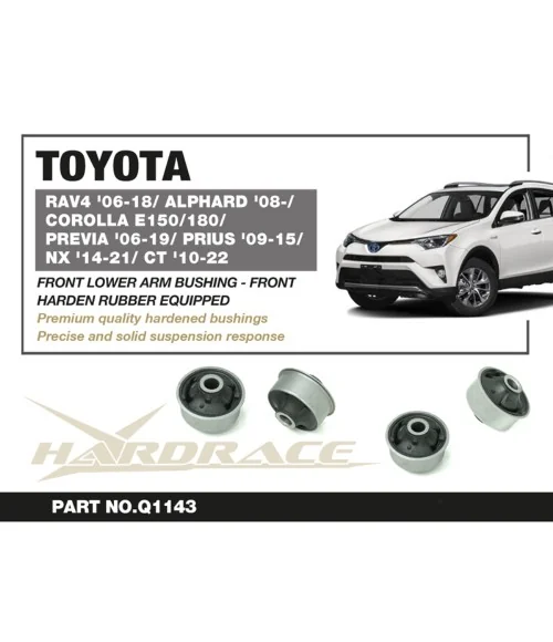 Boccola braccio inferiore anteriore Hardrace Q1143 - Posteriore Toyota, Lexus - 