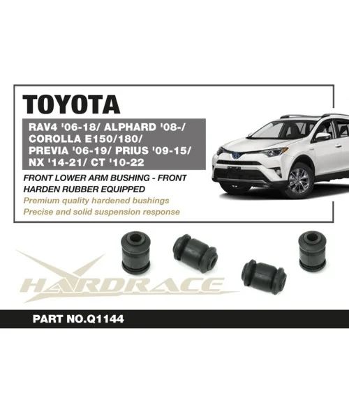 Hardrace Q1144 Front Lower Arm Bushing - Front Toyota, Lexus - 