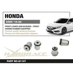 Hardrace Q1147 Front Lower Arm Bushing - Front Honda Civic - 