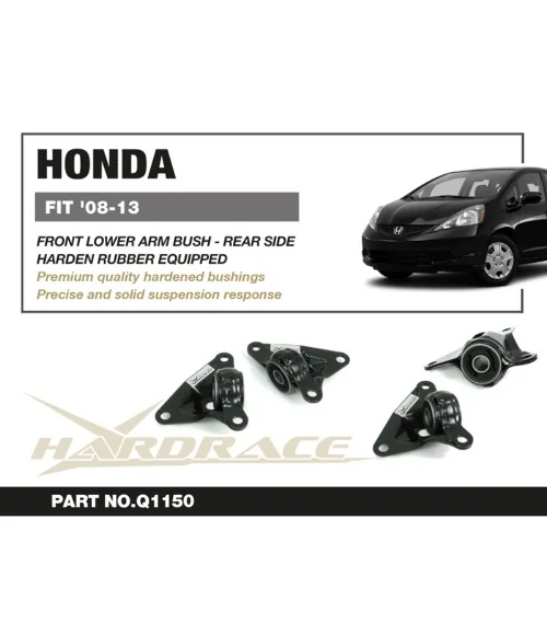 Hardrace Q1150 Front Lower Arm Bushing - Rear Honda Fit / jazz - 