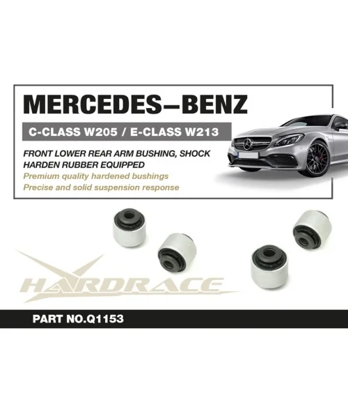 Hardrace Q1153 Front Lower Rear Arm Bushing - Shock Mercedes-benz C-class, E-class - 