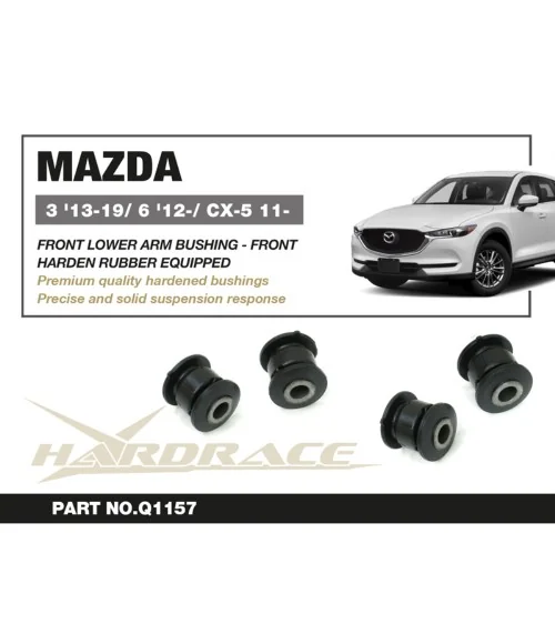 Boccola braccio inferiore anteriore Hardrace Q1157 - Anteriore Mazda 3 / AXELA, 6 / ATENZA, CX-5 - 