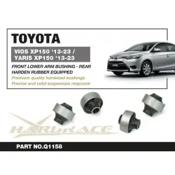 Hardrace Q1158 Front Lower Arm Bushing - Rear Toyota VIOS, Yaris / vitz - 