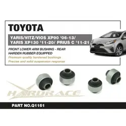Boccola braccio inferiore anteriore Hardrace Q1161 - Posteriore Toyota Yaris / vitz, VIOS, Prius c - 