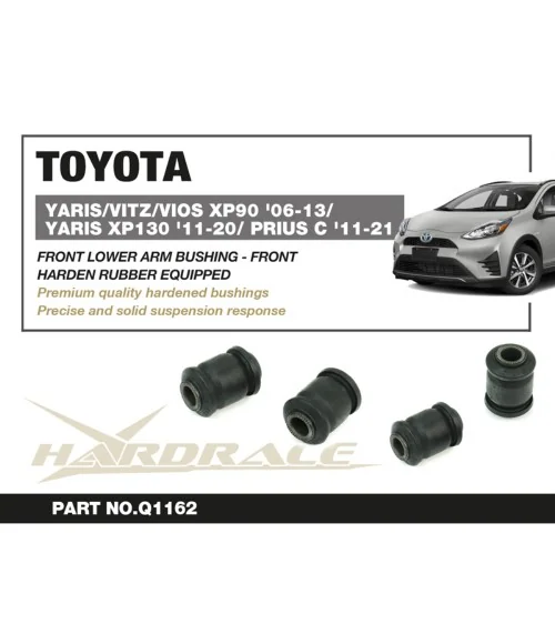 Hardrace Q1162 Front Lower Arm Bushing - Front Toyota Yaris / vitz, VIOS, Prius c - 