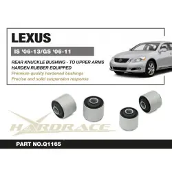 Hardrace Q1165 Rear Knuckle Bushing - Connect To Upper Front Arm Lexus IS, GS - 