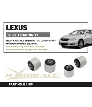 Hardrace Q1165 Rear Knuckle Bushing - Connect To Upper Front Arm Lexus IS, GS - 