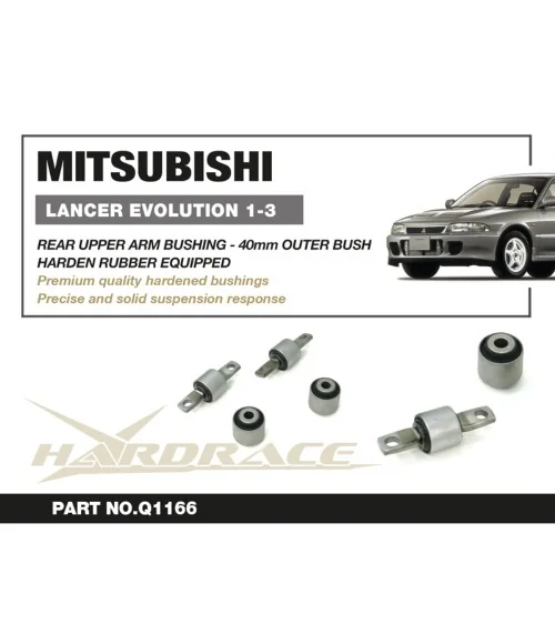 Hardrace Q1166 Rear Upper Arm Bushing Mitsubishi Lancer evolution - 