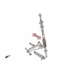 Boccola braccio superiore posteriore Hardrace Q1166 Mitsubishi Lancer evolution - 