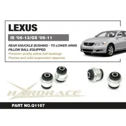 Hardrace Q1167 Rear Knuckle Bushing - Connect To Lower Arm Lexus IS, GS - 