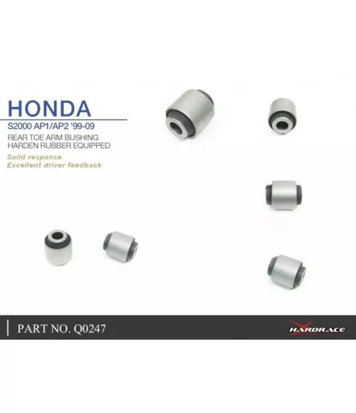 Hardrace Q0247 Set Boccole Toe Arm Posteriore Honda S2000 - 