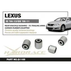 Hardrace Q1168 Rear Knuckle Bushing - Connect To Trailing Arm Lexus GS, IS - 