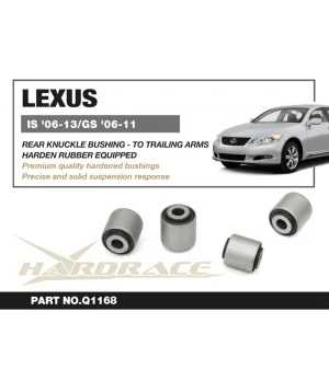 Boccola del fuso a snodo posteriore Hardrace Q1168 - Collegare al braccio oscillante Lexus GS, IS - 