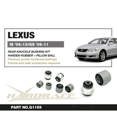 Boccola fuso a snodo posteriore Hardrace Q1169 Lexus GS, IS - 