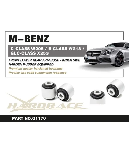 Boccola braccio posteriore inferiore anteriore Hardrace Q1170 - Lato interno Mercedes-Benz Classe C, Classe E, Classe Glc - 