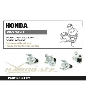 Hardrace Q1171 Front Lower Ball Joint Honda CR-V, HR-V - 