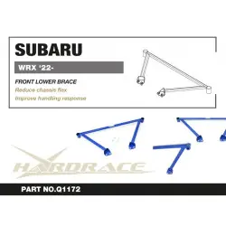Hardrace Q1172 Rinforzo anteriore inferiore a 4 punti Subaru WRX - 