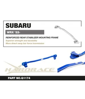 Hardrace Q1174 Reinforced Rear Stabilizer Mounting Frame Subaru WRX - 