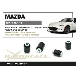 Boccola del fuso a snodo posteriore Hardrace Q1185 - Collegare ai bracci oscillanti Mazda MX-5 MIATA - 