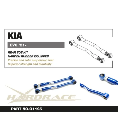Hardrace Q1195 Rear Toe Kit Kia EV6, Hyundai IONIQ 5, IONIQ 6 - 