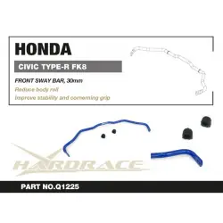 Barra stabilizzatrice anteriore Hardrace Q1225 Honda Civic - 
