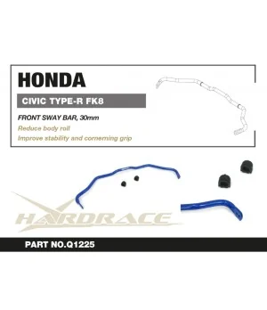 Hardrace Q1225 Front Sway Bar Honda Civic - 