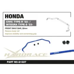 Barra stabilizzatrice anteriore Hardrace Q1227 Honda Civic - 