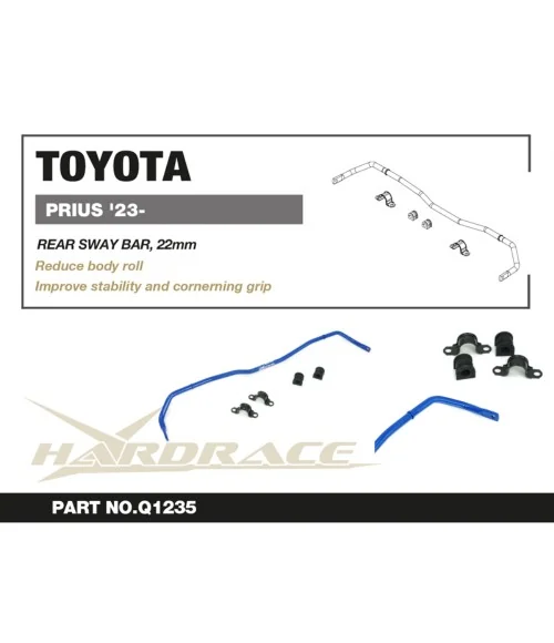 Hardrace Q1235 Rear Sway Bar Toyota Prius - 