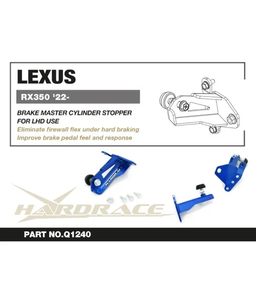Hardrace Q1240 Brake Master Cylinder Stopper Lexus RX - 