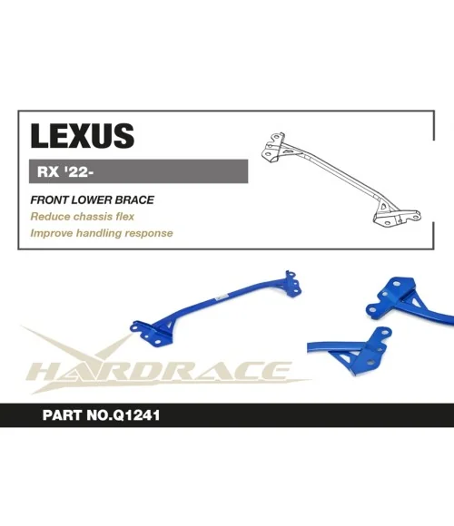Hardrace Q1241 Front Lower Brace Lexus RX - 