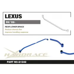 Hardrace Q1242 Rinforzo inferiore posteriore Lexus RX - 