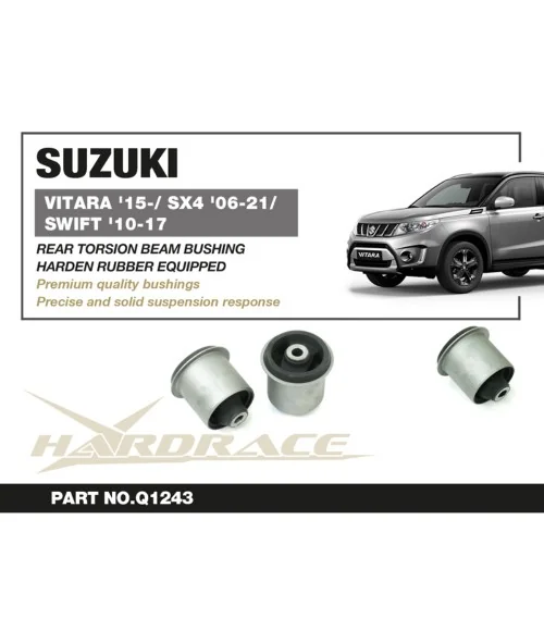 Boccola barra di torsione posteriore Hardrace Q1243 Suzuki Vitara, SX4 / S-CROSS, Swift - 