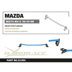 Hardrace Q1250 Rear Strut Brace Mazda MX-5 MIATA - 