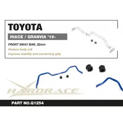 Hardrace Q1254 Front Sway Bar Toyota Hiace / granvia / granace - 