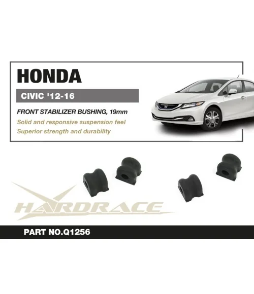 Hardrace Q1256 Front Stabilizer Bushing Honda Civic - 