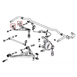 Hardrace 7411 Set Boccola braccio superiore posteriore Honda S2000 - 