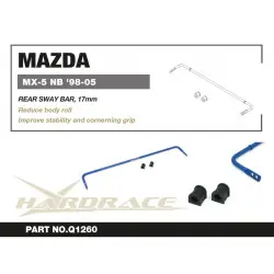 Hardrace Q1260 Rear Sway Bar Mazda MX-5 MIATA - 