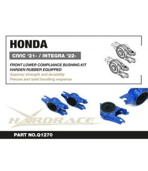 Hardrace Q1270 Front Lower Arm Bushing - Rear Compliance Honda Civic - 