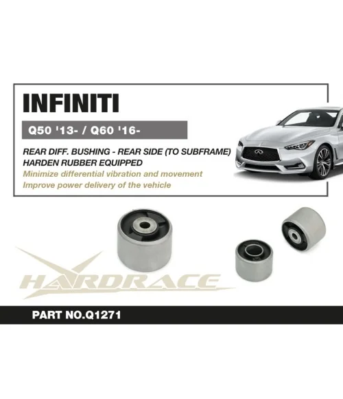 Hardrace Q1271 Rear Diff Rear Bushing Infiniti Q50, Q60, Nissan Skyline - 
